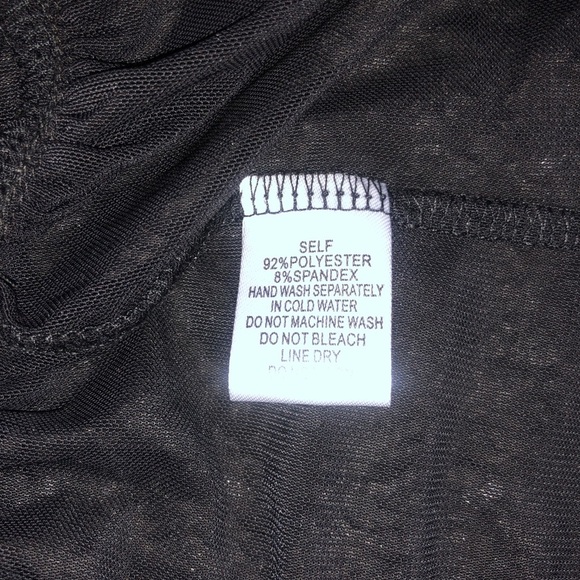 Cotton Candy Sheer Peplum Top Size M - Picture 7 of 8